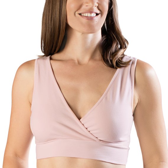 Extra Soft Organic Cotton Wireless Nursing and Maternity Sleep Bra