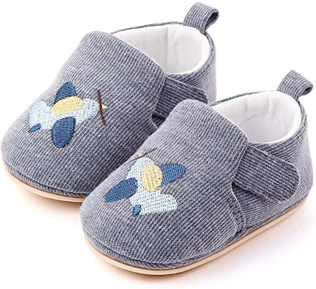 FEETCITY Baby Shoes Boys Girls First Walkers Sock Top Slippers Infant Sneakers Crib Shoes