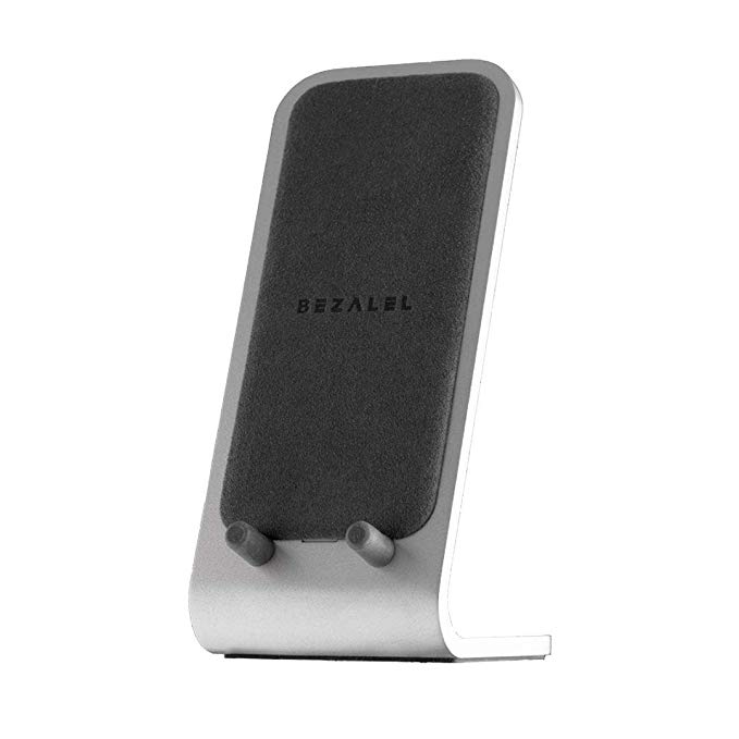 BEZALEL Altair Aluminum Wireless Charging Stand 10W - Fast Qi Wireless Charger Compatible for iPhone Xs, XS Max, XR, iPhone X, 8, 8 Plus, Samsung Galaxy S10, S9, S8, S7, Sony, LG and More