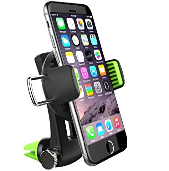 Air Vent Car Mount Holder – Universal Car Phone Holder for iPhone X/8/8s/7/7 Plus/ 6s Plus/6s/6, Samsung Galaxy S8 Edge S7 S6 Note 5, Nexus 6…