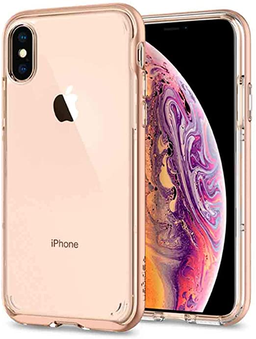 Spigen Neo Hybrid Crystal Designed for iPhone Xs Case (2018) / Designed for iPhone X Case (2017) - Gold