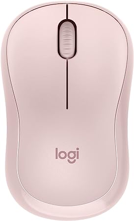 Logitech M240 Silent Bluetooth Mouse, Wireless, Compact, Portable, Smooth Tracking, 18-Month Battery, for Windows, macOS, ChromeOS, Compatible with PC, Mac, Laptop, Tablets - Rose