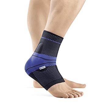 Bauerfeind - MalleoTrain - Ankle Support Brace - Helps Stabilize The Ankle Muscles and Joints for Injury Healing and Pain Relief - Right Foot - Size 5 - Color Black