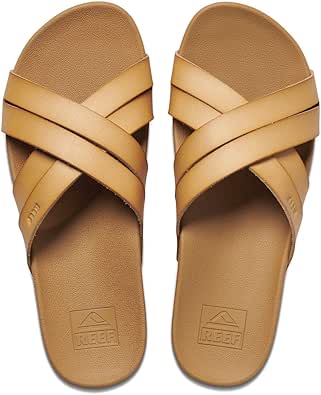 REEF Cushion Spring Bloom Women's Fashion Slide Sandal, Ultra Soft Cushion Footbed