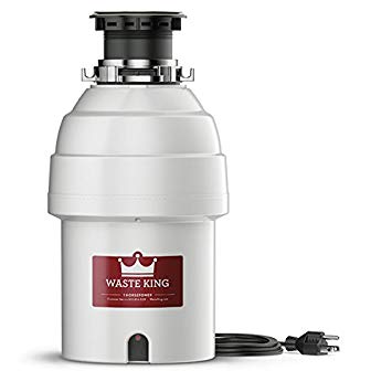 Waste King Legend Series 1 HP Garbage Disposal with Power Cord - (L-8000)