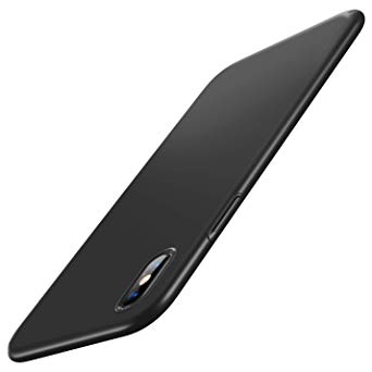 GEARART for iPhone Xs Case,Ultra Thin [Slim Fit] [Hard PC] Protective with Coated Matte Surface Cover for iPhone Xs 5.8” Inch 2018 Release [Support Wireless Charging] Black