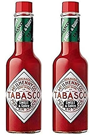 Tabasco Sweet & Spicy Pepper Sauce 5 oz (Pack of 2)