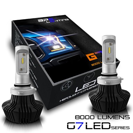 BPS Lighting 9012 Headlight Conversion LED Bulb Kit with Philips Lumileds LUXEON Zes 8000 Lumens/50W