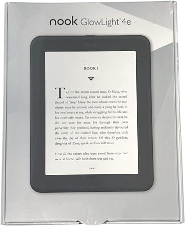 Barnes & Noble Nook Glowlight 4e eReader | 6" Touchscreen | 8GB | Black | BNRV1000