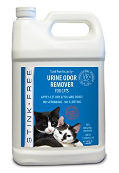 STINK FREE Instantly Urine Odor Remover for Cat Urine, 128 Oz (1 Gallon)