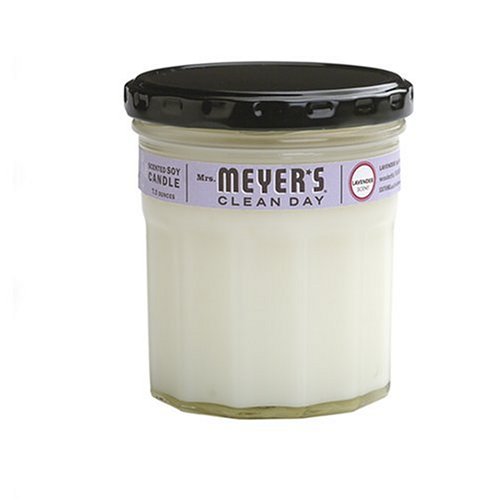 Mrs. Meyer's Clean Day Soy Candle, Lavender, 7.2 Ounce Glass Jar