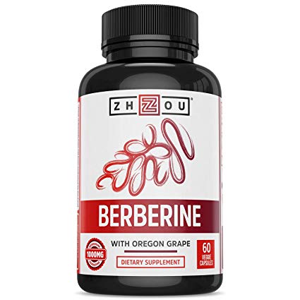 Zhou Nutrition Berberine with Oregon Grape for Fat Metabolism & Ketone Synthesis, 60Count