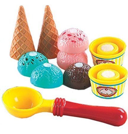 Small World Toys Living - Super Cool Ice Cream  10 Pc. Playset