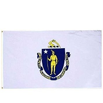 New 3x5 Massachusetts State Flag US USA American Flags