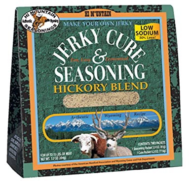 Hi Mountain Jerky Cure & Seasoning: Low Sodium Hickory Blend