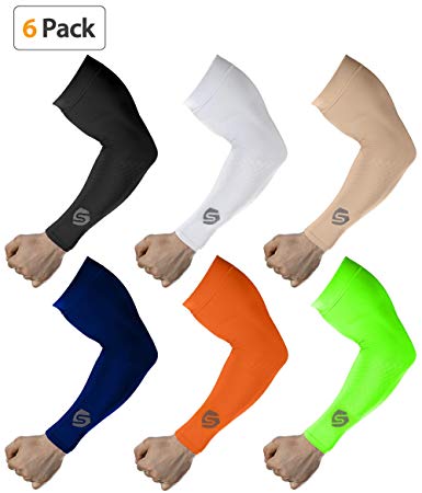 SHINYMOD Cooling Sun Sleeves 2018 Newest Upgraded Version 1 Pair/ 3 Pairs UV Protection Sunblock Arm Tattoo Cover Sleeves Men Women Cycling Driving Golf Running
