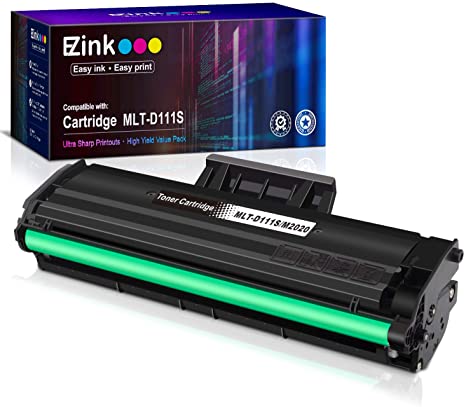 E-Z Ink (TM) Compatible Toner Cartridge Replacement for Samsung 111S 111L MLT-D111S MLT-D111L to use with Xpress SL-M2020W SL-M2024W Xpress SL-M2070W Xpress SL-M2070FW Printer (Black, 1 Pack)