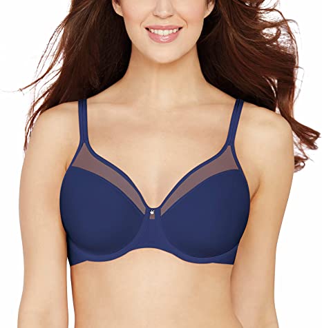 Bali Women's One Smooth U Ultra Light Illusion Neckline Underwire Bra DF3439