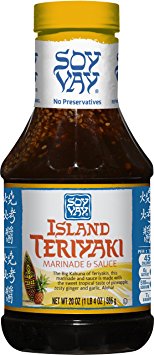 Soy Vay Marinade & Sauce, Island Teriyaki, 20 Ounces