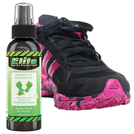 Foot Spray for Shoes and Smelly Feet - Fast Working Shoe Odor Spray and Foot Odor Eliminator with a Peppermint Fragrance.