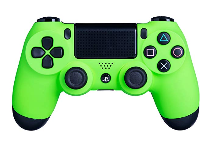 DualShock 4 Wireless Controller for PlayStation 4 - Soft Touch Green PS4 - Added Grip for Long Gaming Sessions - Multiple Colors Available