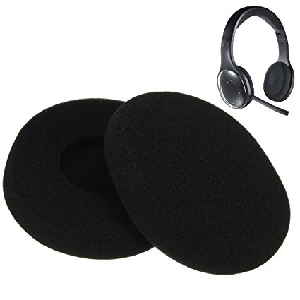 Life VC A Pair of Replacement Foam Earpads Ear Pads Ear Cushions For Logitech Wireless Headset H800 Headphones