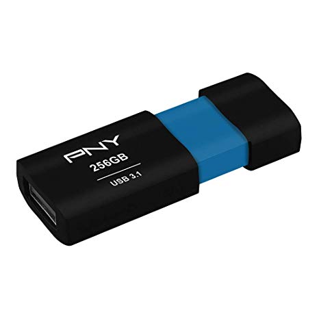 PNY P-FD256ELX-GE Elite-X 256GB USB 3.1 Flash Drive, Read Speeds up to 200MB/sec