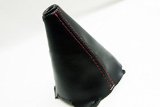 Fits 2006-2011 Honda Civic SI Synthetic Leather Manual Shift Boot with Red stitching Vinyl Part Only