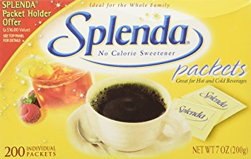 Splenda Sugar Substitute Packets 7 oz (200 individual packets)