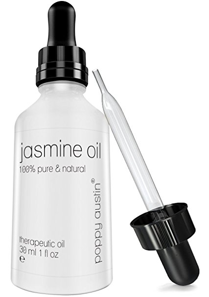 FINEST Jasmine Essential Oil (Jasminum Officinale) Therapeutic Grade - 100% Pure, Organic & Undiluted Jasmine Oil, 1 oz