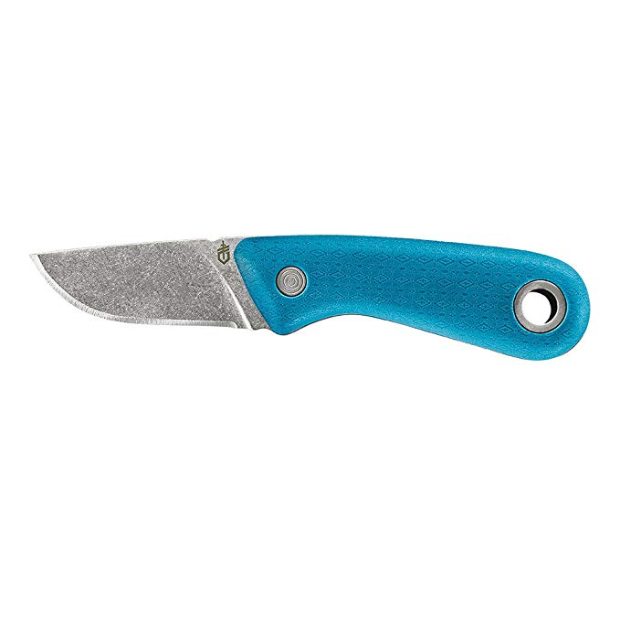 Gerber Vertebrae - Compact Fixed Blade Camping Knife - Cyan [30-001499]