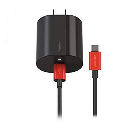 Verizon USB-C (Type C) Wall Charger with 3 Amp Fast Charge Technology & LED Indicator (Frustration-Free Packaging)
