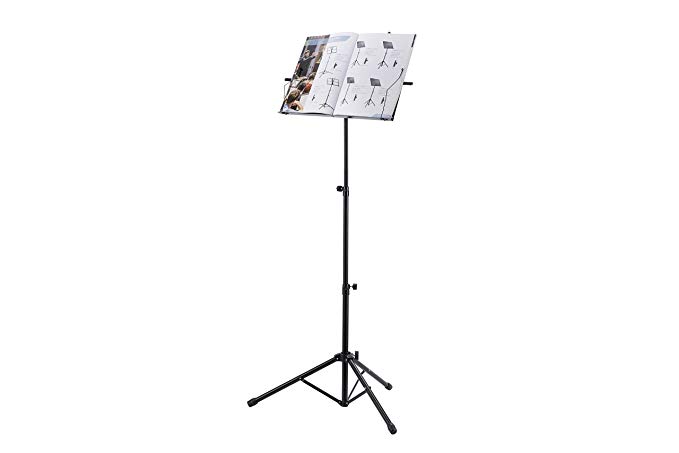 Alida Stronger Professional Collapsible Orchestra Portable and Light Music Stand Clip Holder & Carrying Bag