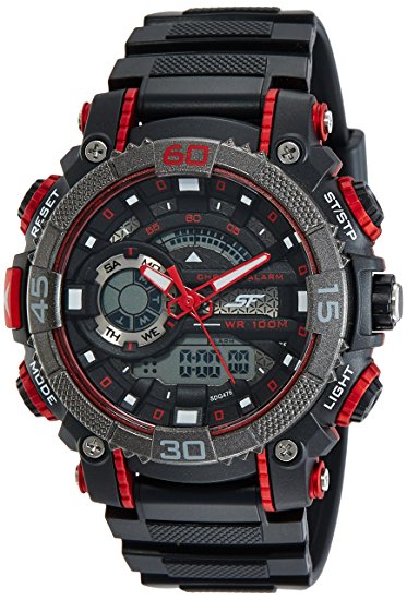 Sonata Digital Black Dial Men's Watch-77070PP01