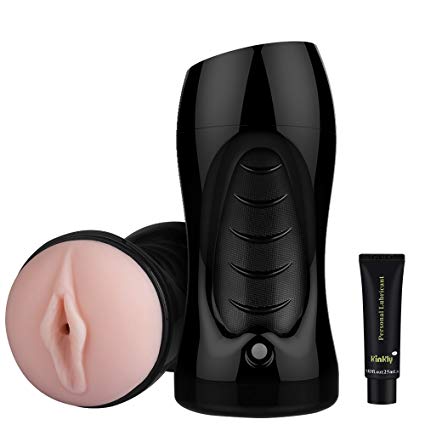 Male Masturbator Cup Adult Sex Toys,Vibrating Realistic Male Masturbation for Stamina Training Pussy Vagina Sleeve Stroker