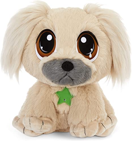 Little Tikes Rescue Tales Pekingese Adoptable Pet, Interactive Plush Toy Dog Stuffed Animal, Wags Tail, Puppy Sounds, Collar, Doghouse Playset- Gifts for Kids, Toys for Girls & Boys Ages 3 4 5  Year