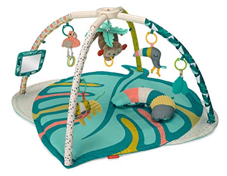 Infantino 4-in-1 Twist & Fold Activity Gym & Play Mat, Tropical