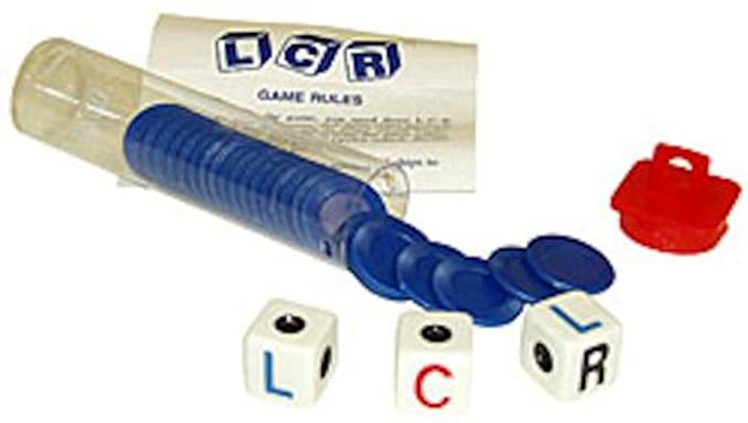 Trademark Global 80-97760, Left Right Center LCR Dice Game