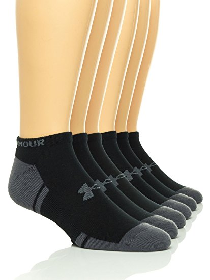 Under Armour UA Resistor III No-Show Socks - 6 Pack