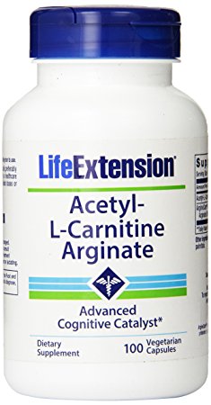 Life Extension Acetyl-L-Carnitine Arginate, 100 vegetarian caps