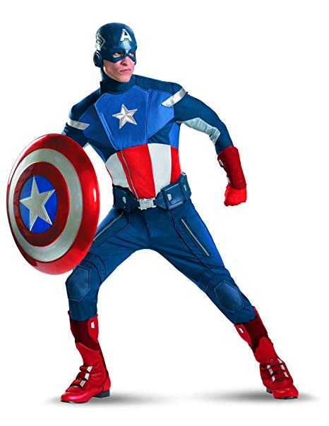 Disguise Captain America Avengers Theatrical Adult Costume