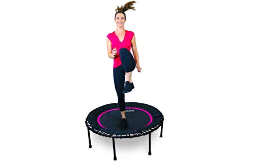 Leaps & ReBounds Bungee Rebounder - In-Home Mini Trampoline - Safety Bungee Cover, 32 Latex Rubber Bungees - Named Best Value Rebounder