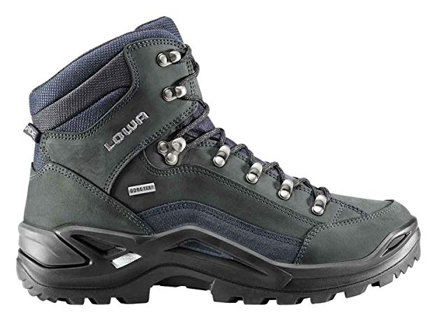 Lowa Men's Renegade GTX Mid Hiking Boot,Dark Grey/Navy,11 M US