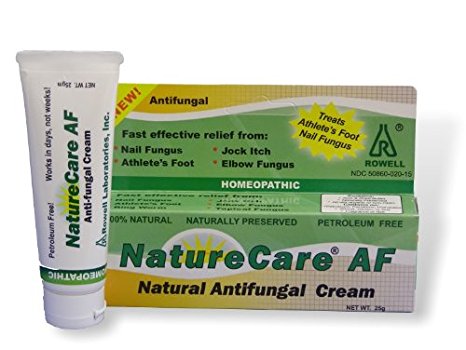 NatureCare AF Antifungal Cream - Excellent on athlete's foot!! Nail fungus!! 100% Natural and Petroleum Free