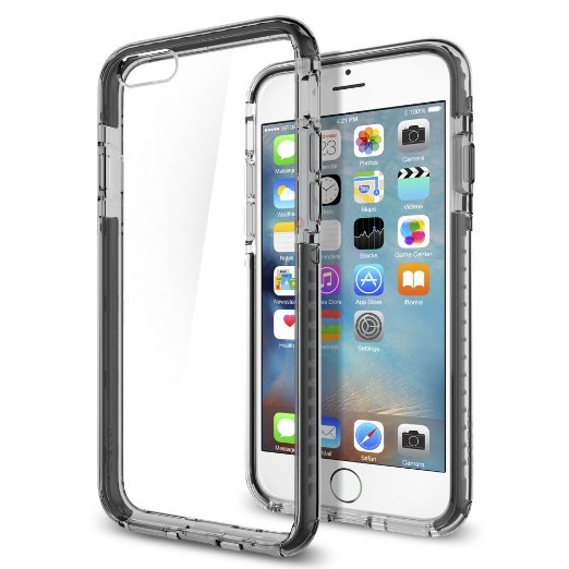 iPhone 6 Case Spigenreg Ultra Hybrid TECH AIR CUSHION Crystal Black Slim Highly Durable  Flexible TPU Bumper Protection for iPhone 6 2014 - Crystal Black SGP11817