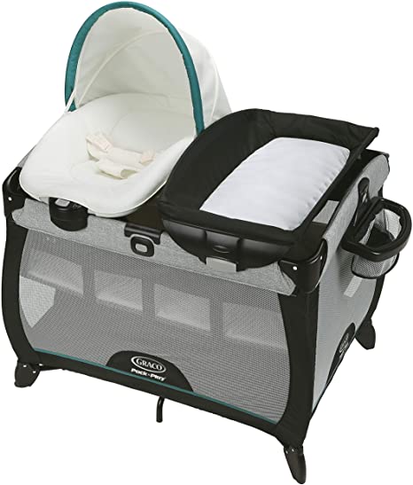 Graco Pack 'N Play Quick Connect Portable Lounger Playard, Darcie