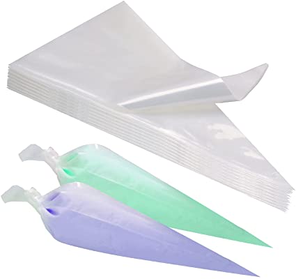 16 Inch Disposable Piping Bags 200 Pcs Anti Burst Icing Pastry Bags for Cake Cookies Cupcake Decorating