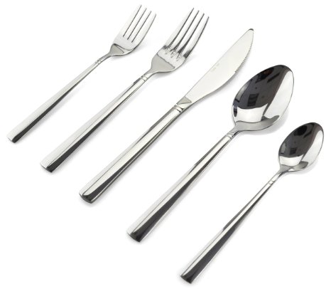 Surpahs Grace 20-Piece 180 Stainless Steel Flatware Set Service For 4