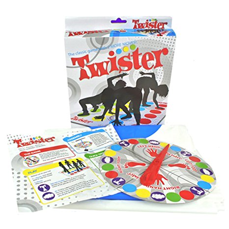 Monique Fun Classic Twister Game Boys Girls Get Knotted Floor Board Game Garden Game Party Game Dot