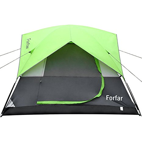 Forfar Camping Tent Double-layer Waterproof Outdoor 3-person 3-season Family Tent